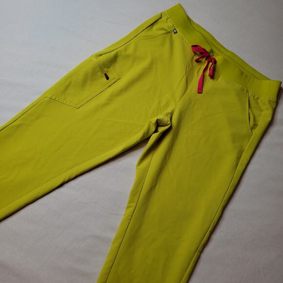 Figs Women's Size LT Zamora Jogger Scrub Pants Green - Picture 1 of 7